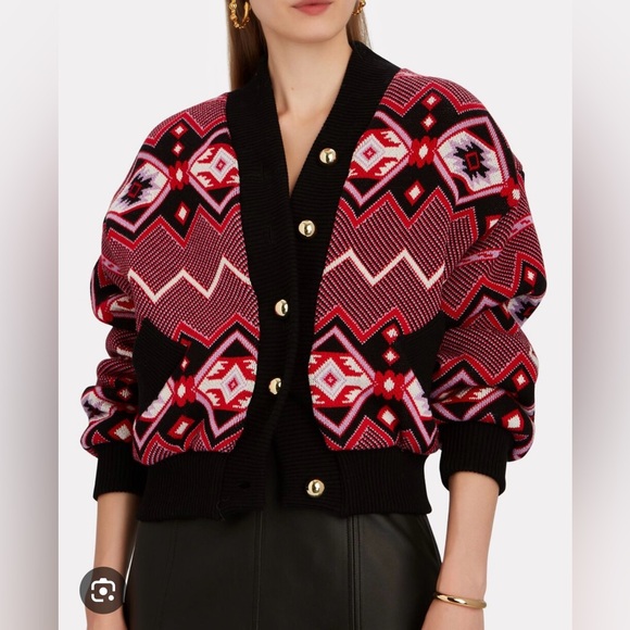 Hayley Menzies Jackets & Blazers - Hayley Menzies Chepstow Wool Bomber Sweater Jacket